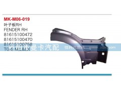 81615100472,叶子板,丹阳市曼卡汽车部件有限公司