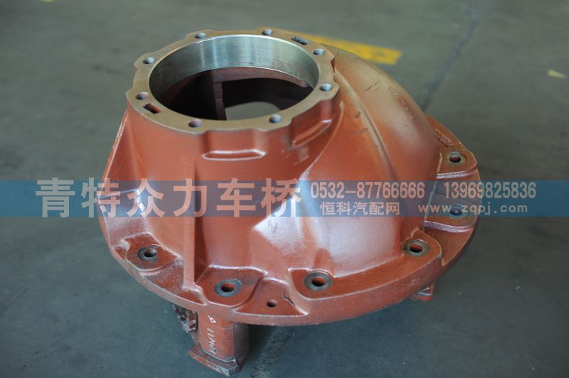 青特车桥485桥后减速器壳图1