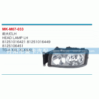 前大灯81251016421，81251016449