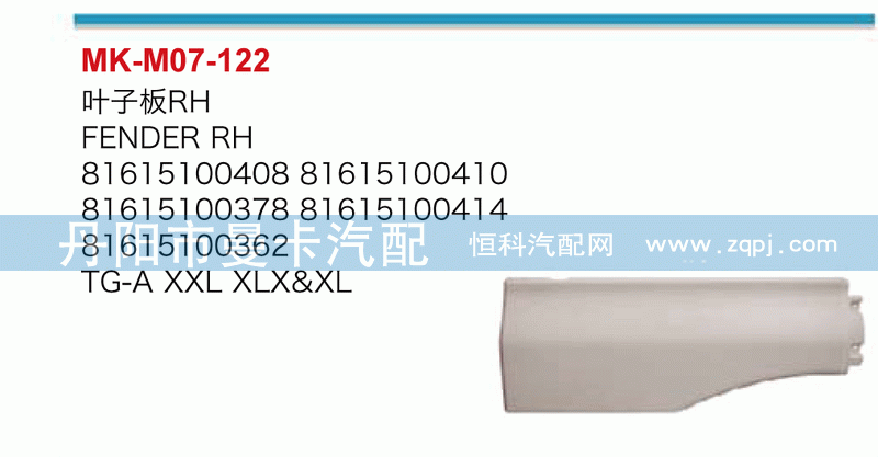 叶子板81615100378，81615100414