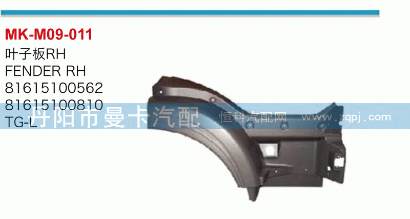 叶子板81615100562,81615100810