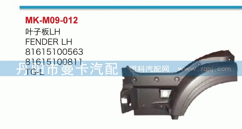 叶子板81615100563,81615100811