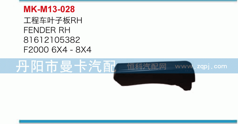 工程车叶子板81612105382