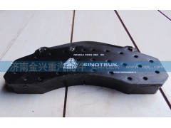 WG9100443050,前碟刹摩擦制动片总成,济南联乐汽车零部件有限公司