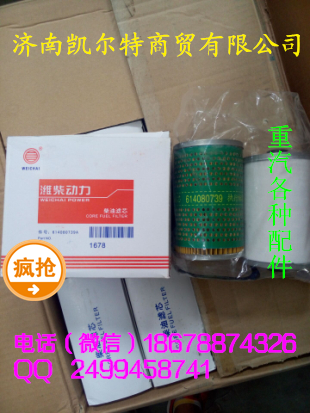 济南凯尔特  中国重汽 潍柴柴油滤芯/614080739