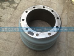 重汽豪沃后制动鼓 金王子 豪卡 豪运双金属后制动鼓图3