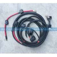 中國重汽豪沃電瓶線，起動機電源線總成