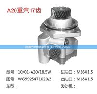 WG9925471020/3,转向助力泵、转向助力叶片泵、汽车转向助力泵、汽车助力泵,济南方向机转向泵销售服务中心