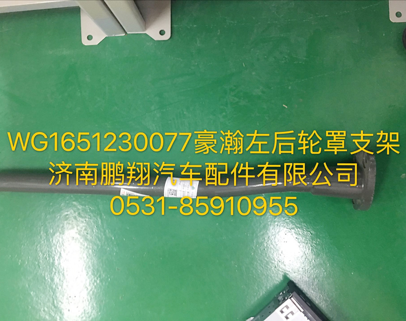 WG1651230077,豪瀚左后轮罩支架,济南鹏翔汽车配件有限公司
