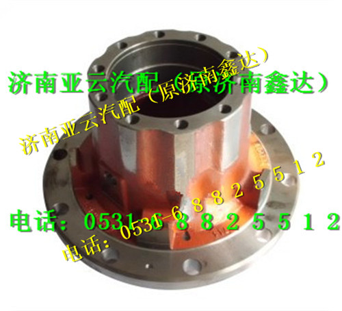 DZ9112340309,485单级桥后轮毂,济南鑫达重卡汽车配件有限公司