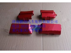 WG1642111021,重汽豪沃10款车门合页塑料盖左,济南鹏翔汽车配件有限公司