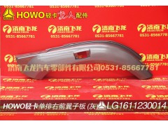 LG1611230014,单排右前翼子板（灰）,济南飞龙汽车零部件有限公司