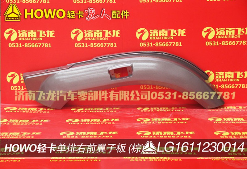 LG1611230014,单排右前翼子板（棕）,济南飞龙汽车零部件有限公司