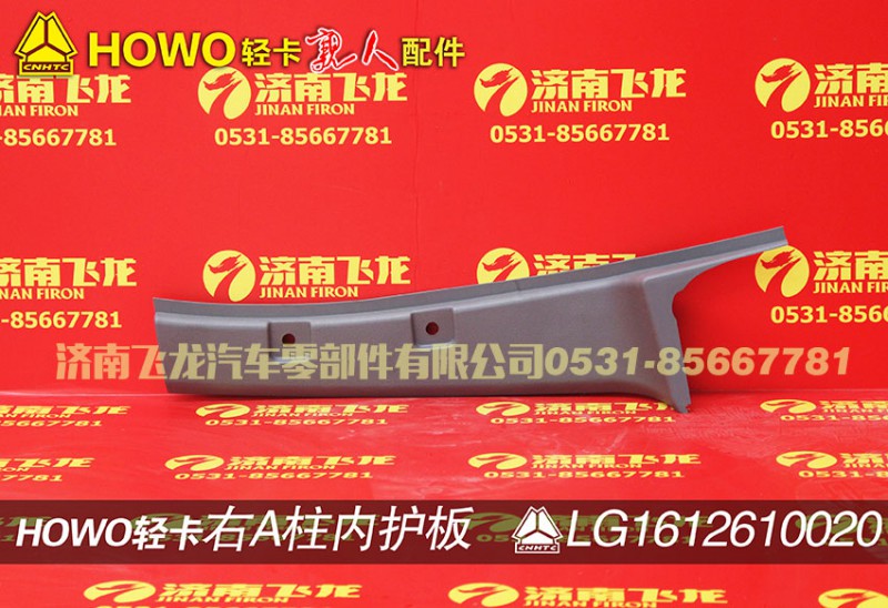 LG1612610020,右A柱内护板,济南飞龙汽车零部件有限公司