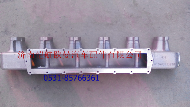612600110890,发动机进气管天然气,济南恺航欧曼汽车配件有限公司