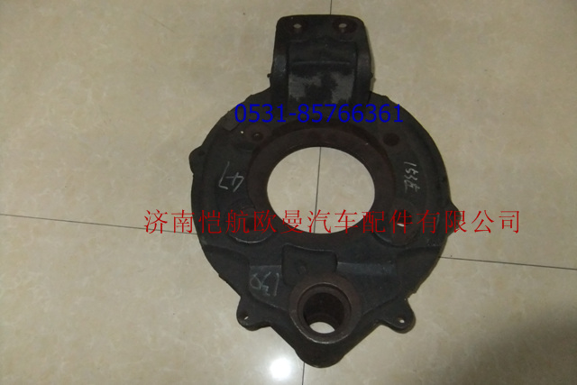 3501W-025,三环前桥前制动底板左,济南恺航欧曼汽车配件有限公司