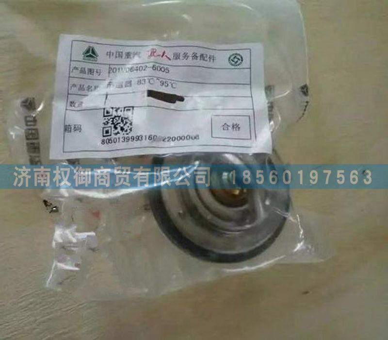 中国重汽MC11发动机节温器总成201V06402-6005图1