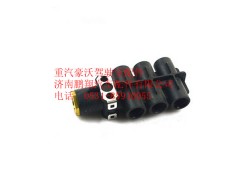 WG9000361404,重汽豪沃二位七通连接体,济南鹏翔汽车配件有限公司