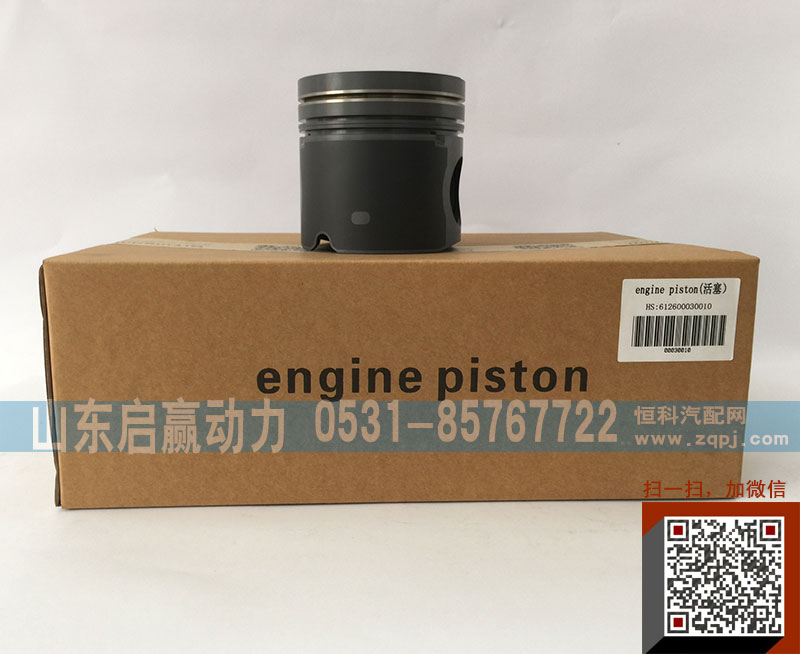 612600030010,活塞,山东省启赢动力汽车零部件