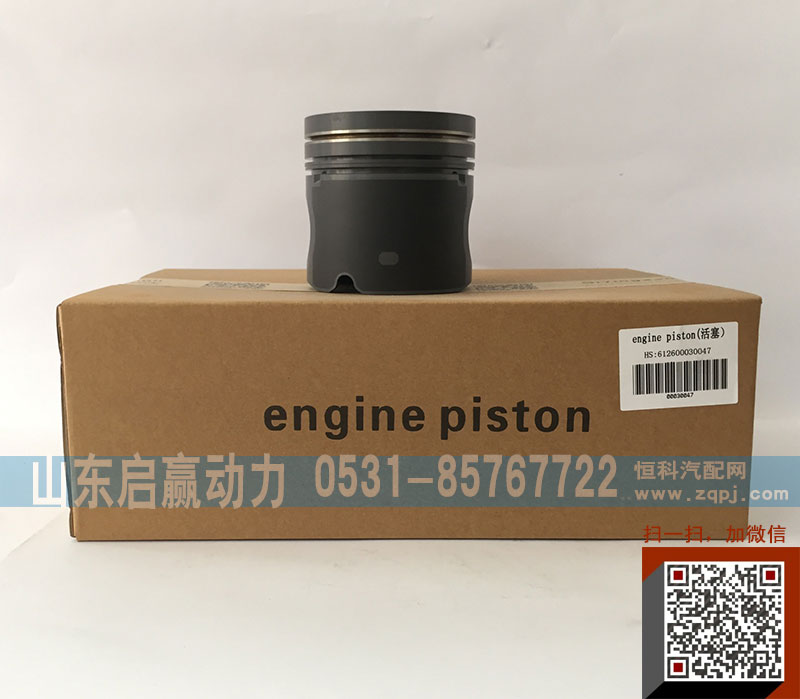 612600030047,活塞,山东省启赢动力汽车零部件