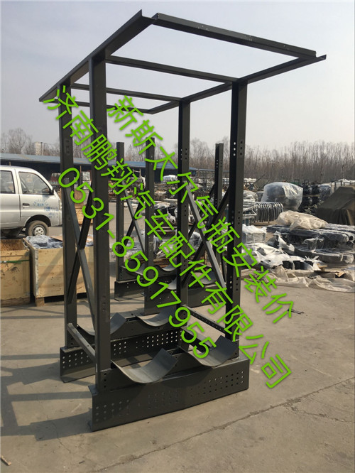 WG9725550988,新斯太尔D7B气瓶安装支架,济南鹏翔汽车配件有限公司