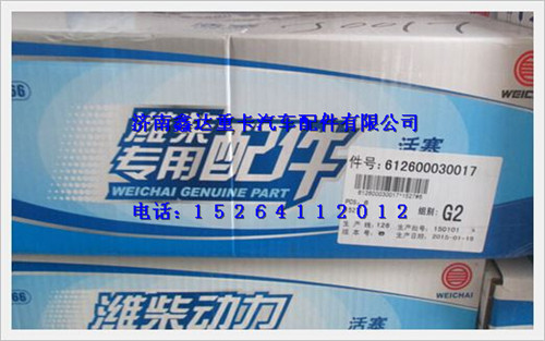 612600030017,潍柴WD618发动机活塞,济南鑫达重卡汽车配件有限公司