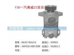 3407020-M00-0590,一汽奥威22直齿转向泵,济南浩强助力泵发展有限公司