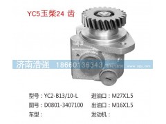 D0801-3407100QX67-1,玉柴24齿转向助力叶片泵,济南浩强助力泵发展有限公司