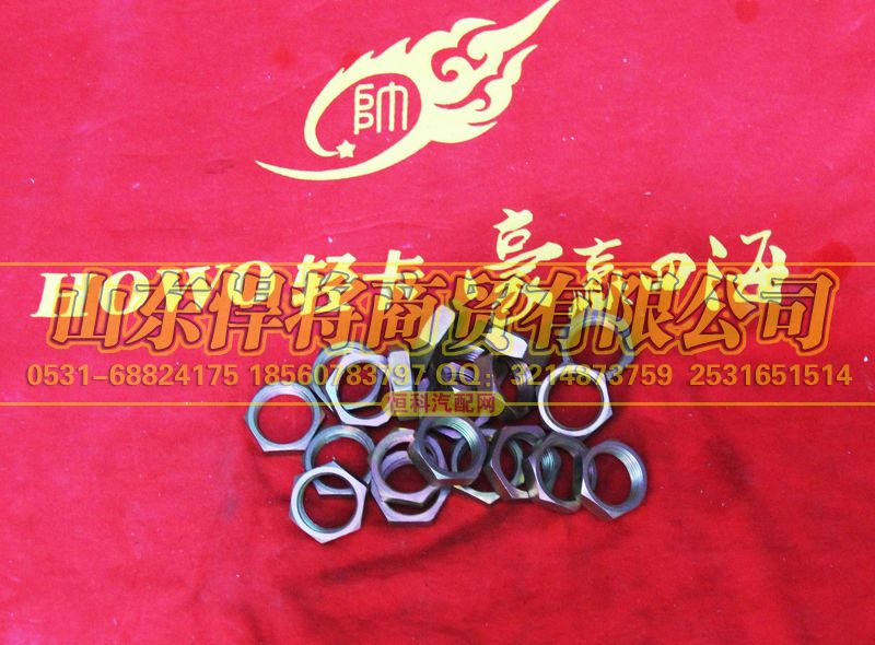 LG9700360514,HOWO豪沃轻卡管接头用六角薄螺母,山东悍将商贸有限公司