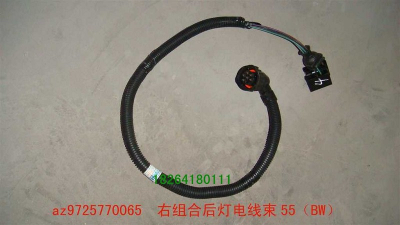 AZ9725770065,左组合后灯电线束,济南百思特驾驶室车身焊接厂