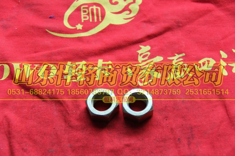 31D-04057,HOWO豪沃轻卡紧固制动鼓螺母,山东悍将商贸有限公司
