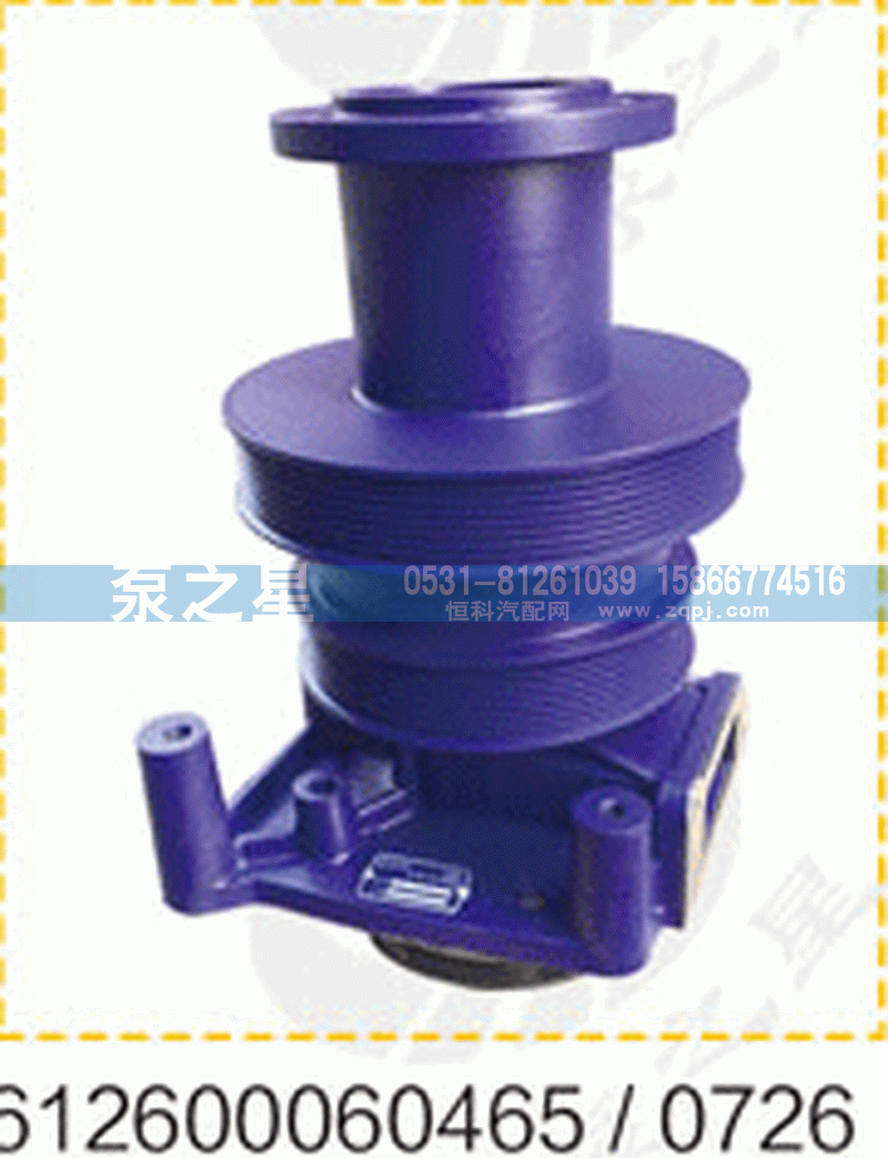 山东临工奥龙水泵总成612600060726