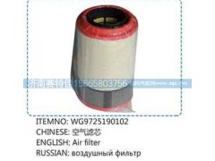 WG9725190102,空气滤清器芯,山东百基安国际贸易有限公司