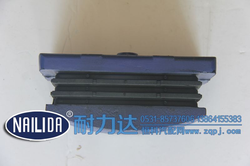 重汽豪沃T5G后钢板缓冲块钢板支座WG9925525280