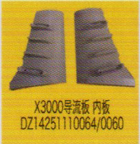 德龙X3000系列车驾驶室饰件，X3000导流板内板/DZ14251110064/0060