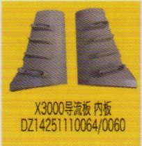 德龍X3000系列車駕駛室飾件，X3000導(dǎo)流板內(nèi)板/DZ14251110064/0060