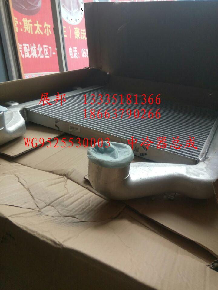 WG9525530003,中冷器总成,济南冠泽卡车配件营销中心
