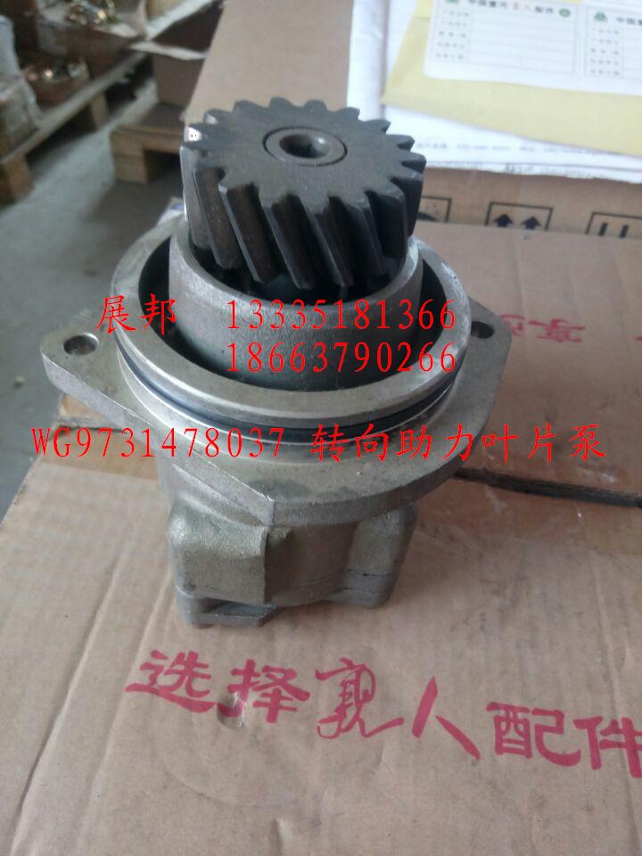 WG9731478037,转向助力叶片泵,济南冠泽卡车配件营销中心