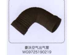 WG9725190219,豪沃空气出气管,济南泉信汽配