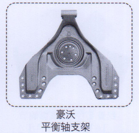 ,豪沃平衡轴支架,济南泉信汽配