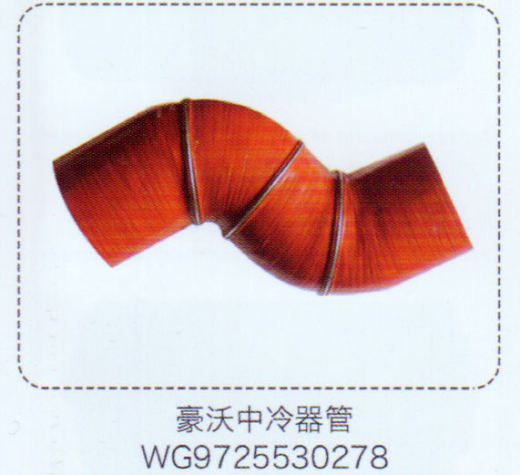 豪沃中冷器管WG9725530278【重汽儲(chǔ)氣筒】/WG9725530278