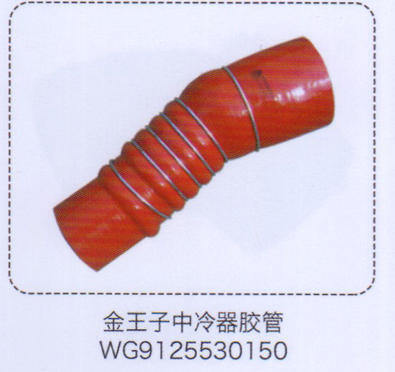 WG9125530150,金王子中冷器胶管,济南泉信汽配