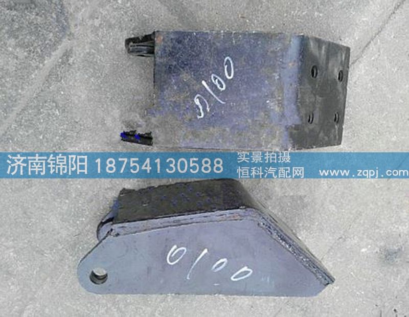 DZ96259680100,陕汽德龙新M3000前桥减震器支架,济南锦阳汽配有限公司（原腾达）