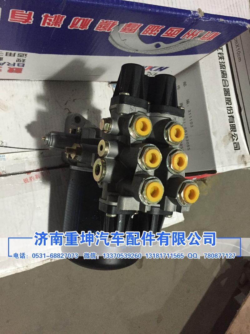 ,奥威带六回路插式空气干燥器,济南重坤汽车配件有限公司