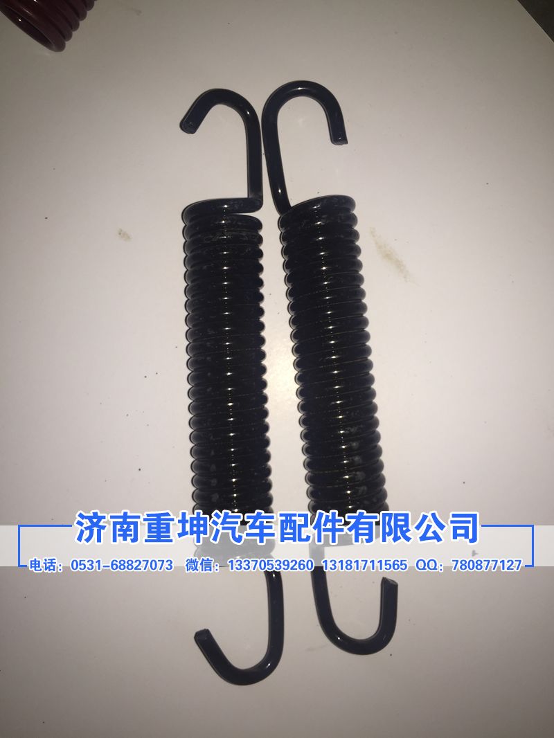3501436-X117,前蹄铁回位簧,济南重坤汽车配件有限公司