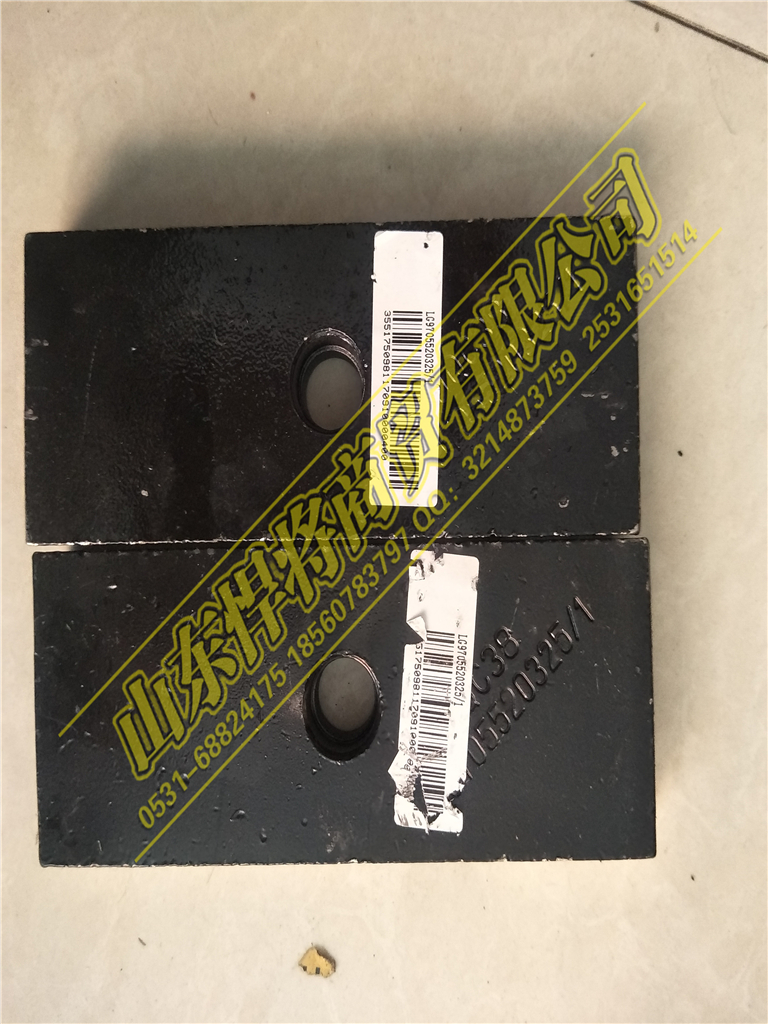 LG9705520325,HOWO豪沃轻卡后簧垫块,山东悍将商贸有限公司