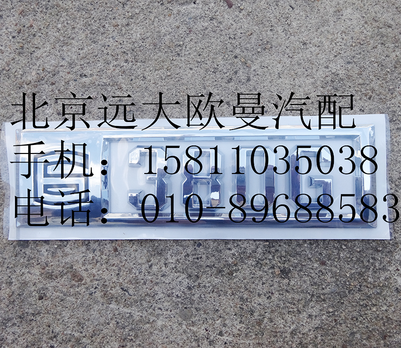 h050601010,车身标志牌（6380G）,北京远大欧曼汽车配件有限公司