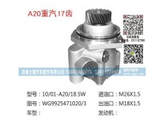 WG9925471020/3,转向泵,济南大瑞汽车配件有限公司