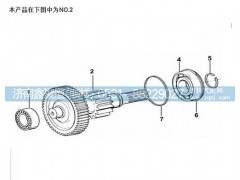 JS130T-1707047,东风豪沃焊接轴,济南鑫聚恒汽车配件有限公司