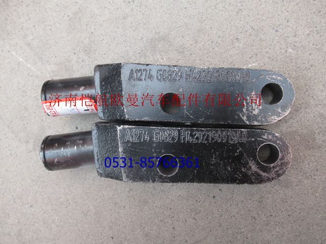 H4292190019A0,二桥减振器连接轴GTL右,济南恺航欧曼汽车配件有限公司
